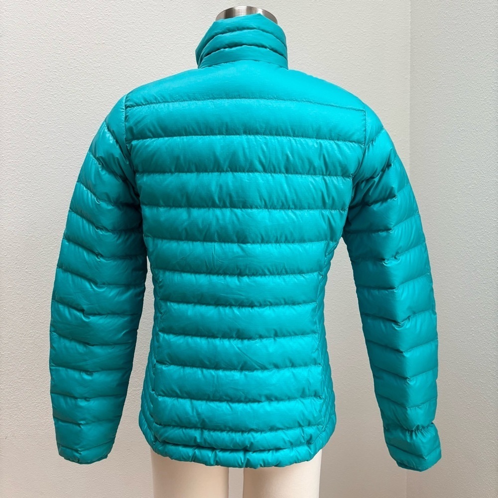 Patagonia Down Sweater Puffer Jacket Lightweight Packable Teal Blue Size Small - Picture 7 of 12